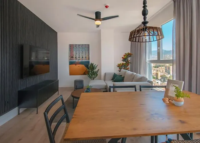 Urban Jungle In Malaga Center, 18Th Floor, Rooftop Pool, Free Parking